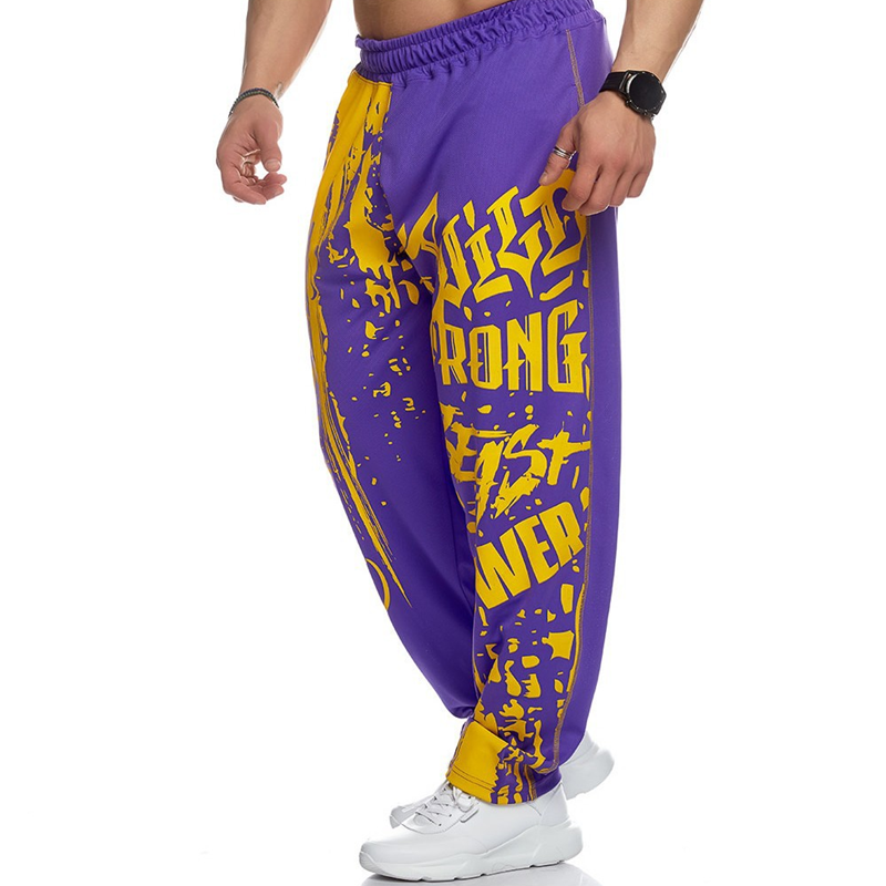 New Running Jogging Men Mesh cloth Bodybuilding Joggers Sweatpants Harem Long Trousers Fiess Sport Training Pants_voghion.com