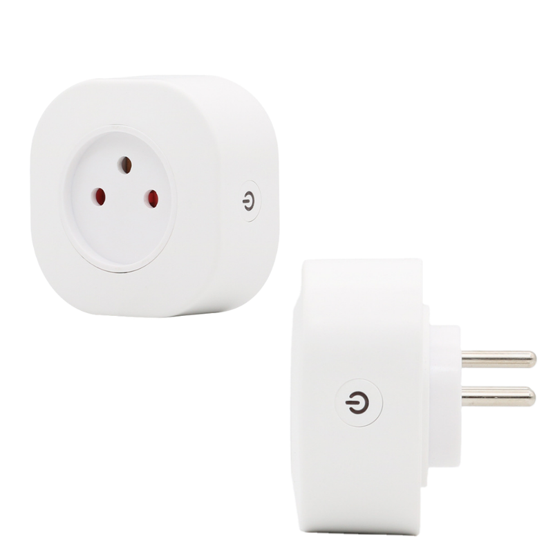 preflashed ESPhome Smart Plug Works With Home Assitant Israel Standard 16A_voghion.com