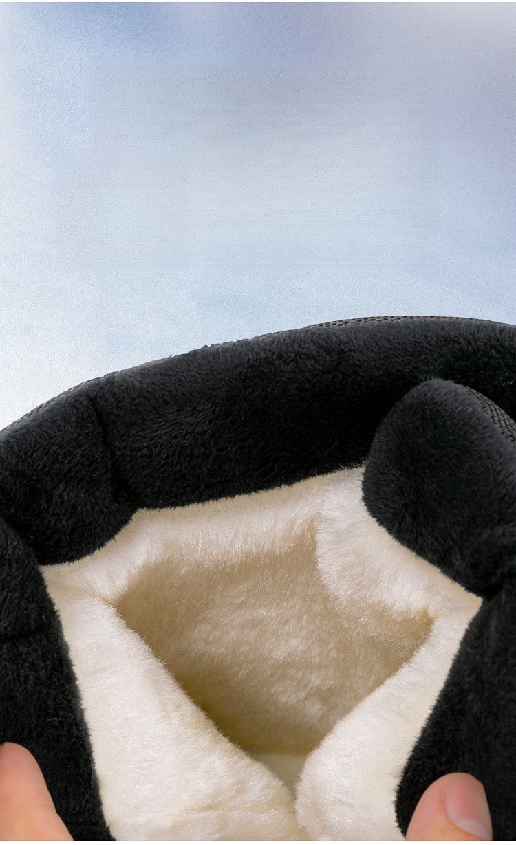 Fleece-Lined Boots Suede 2025 Winter New Waterproof, Slip-Resistant, Thickened Snow Boots_voghion.com