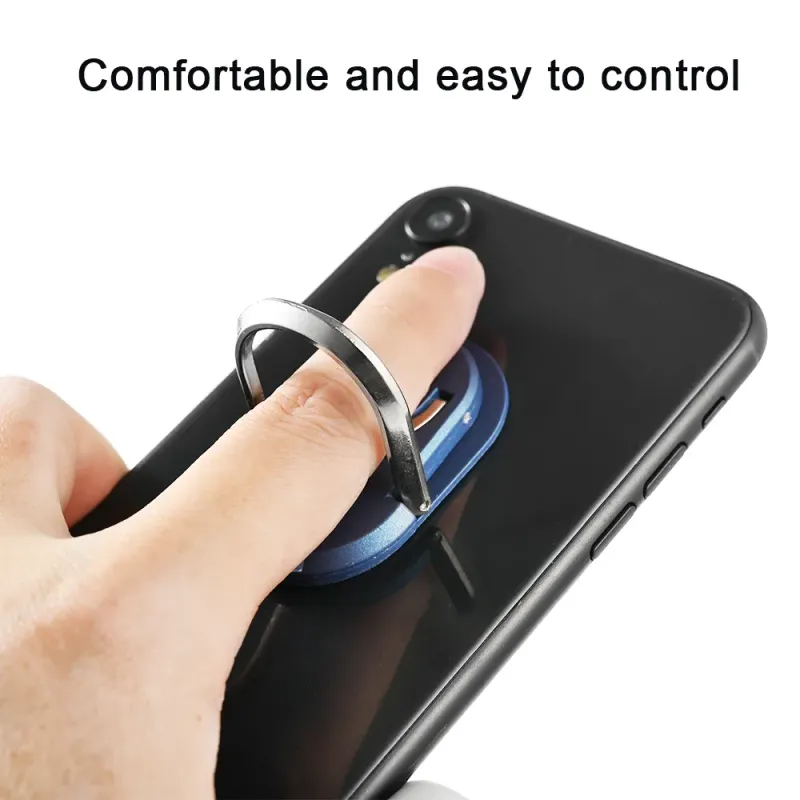 Multipurpose Mobile 360 Degree Car Air Vent Grip Mount Stand Rotation Magnetic Finger Ring Phone Holder Bracket_voghion.com