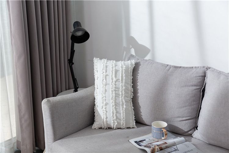 Nou Nordic bumbac in tridimensional plush ciucure jacquard model cameră canapea pernă acoperi Home decorare față de pernă_voghion.com