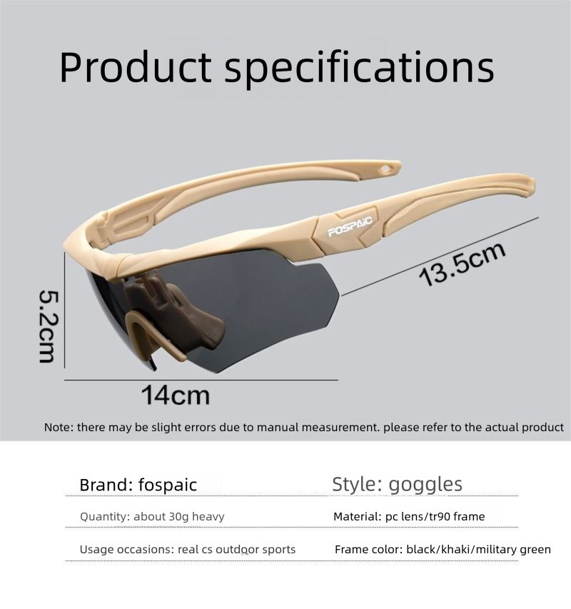 Taktische Anti-UV-Brille für Militärbegeisterte, geeignet zum Skifahren und Radfahren_voghion.com