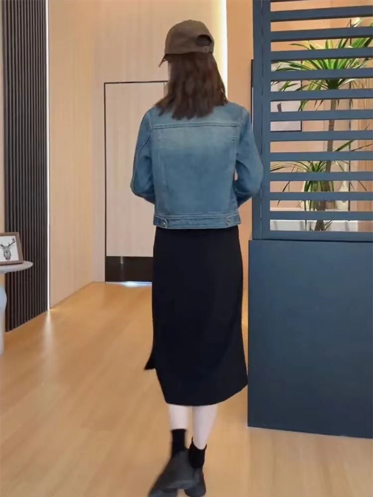 Women's Clothing Short Spring And Autumn New Long Sleeve Slim Hooded Jacket Versatile Student Tops_voghion.com