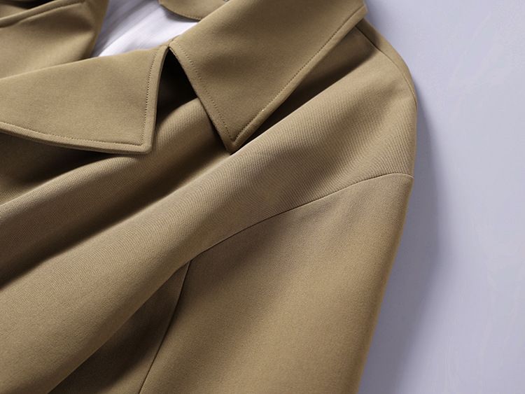 Men's Clothing Windbreaker Spring And Autumn Super Long Over The Knee Double Breasted Loose Coat Casual Large Size Outline Coat_voghion.com