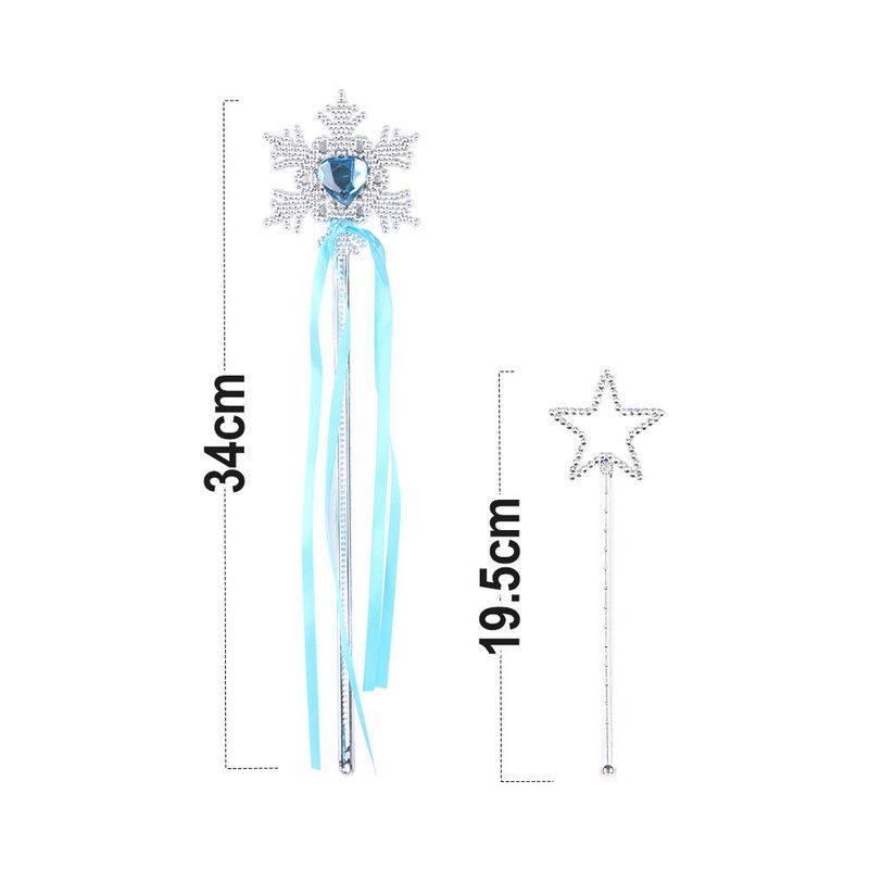 silver Fairy Wand Magic Wand32cm 12pcs_voghion.com