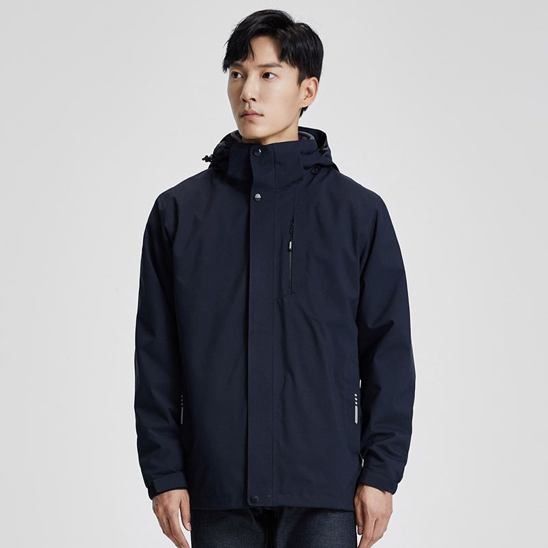 GB32614 Giacca softshell casual 3 in 1 impermeabile termosaldata da uomo, calda e resistente al freddo per donna_voghion.com