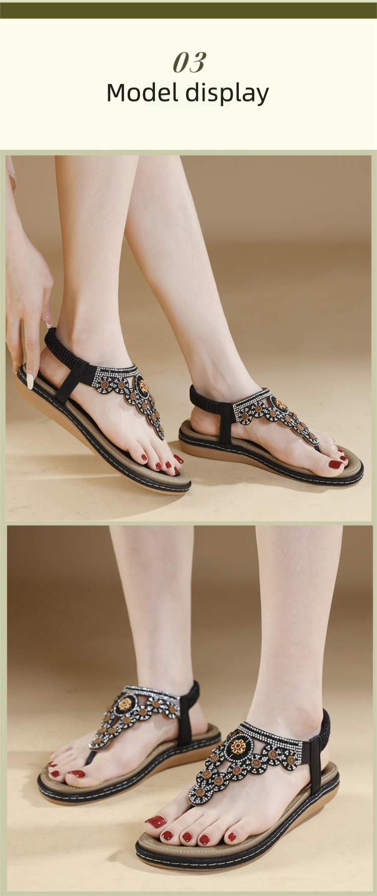 W676-7 New 2025 Flat Toe Clip-On Rhinestone Comfortable Sandals For Women_voghion.com
