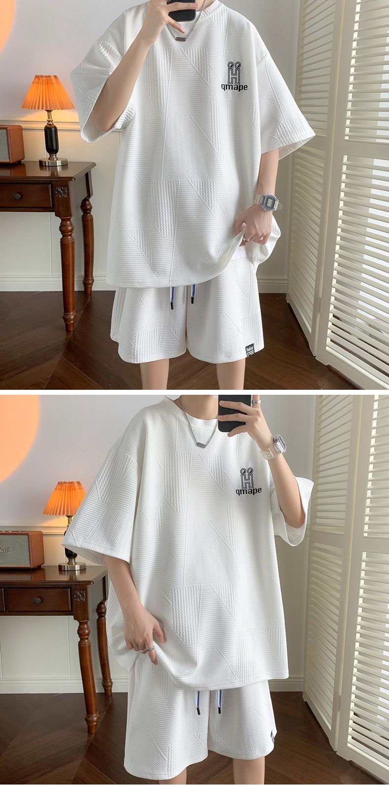 Abito da uomo a maniche corte e larghe_voghion.com