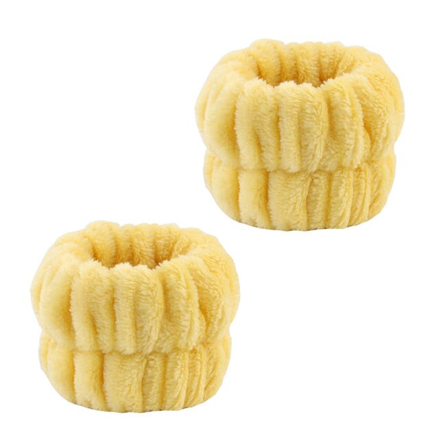 2 tk käepaela näo pesemiseks, pehme mikrokiust randme higipael, korduvkasutatav meigirätik, randmetüdrukute elastsed dušipaela peapaelad_voghion.com