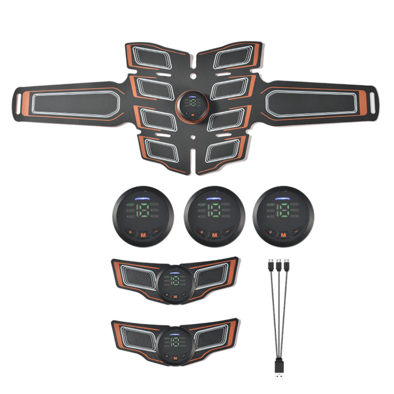 Bauchmuskelstimulator Trainer USB Taille Körper Schlankheitsmassagegerät_voghion.com