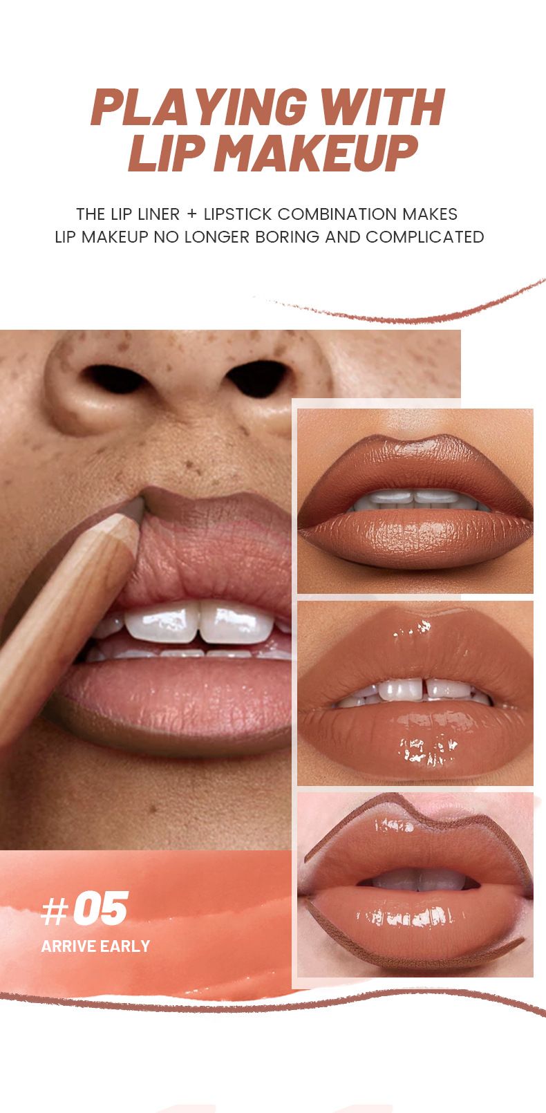 Explosive Lip Liner Lipstick Set Matte Gloss Lipstick Set Makeup_voghion.com