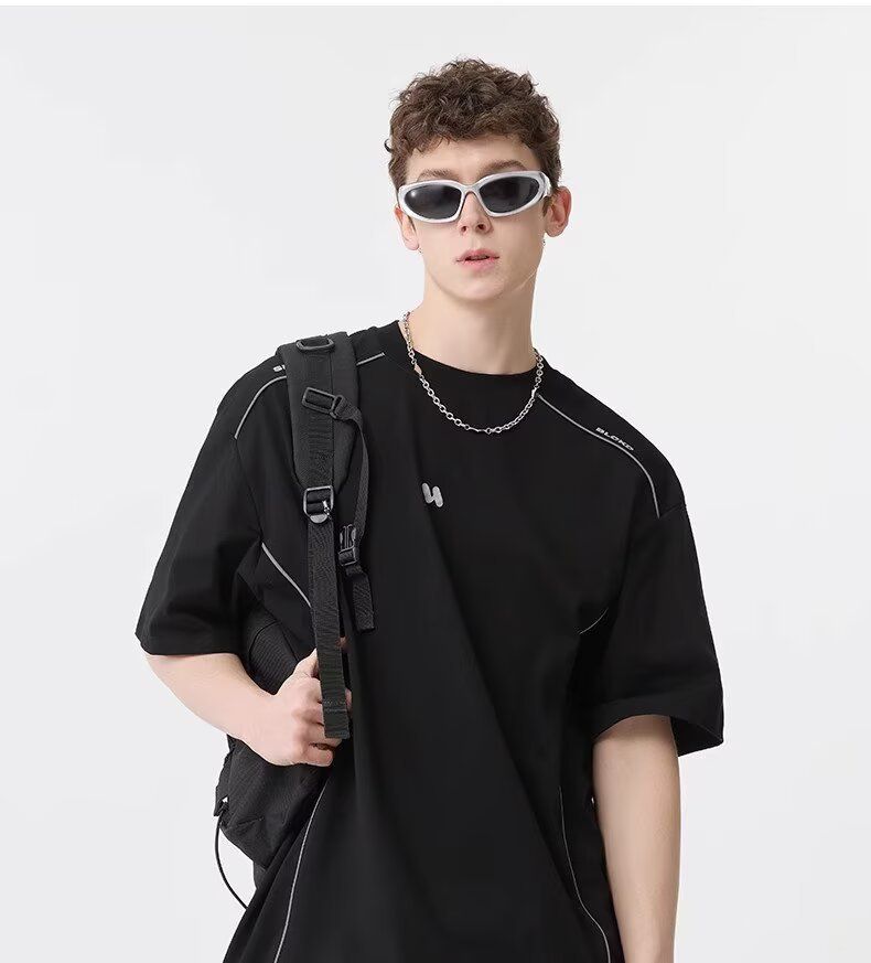 T-shirt oversize Cool Comfort pour homme et femme - T-shirt d'été respirant à manches courtes avec imprimé urbain (M-3XL)_voghion.com