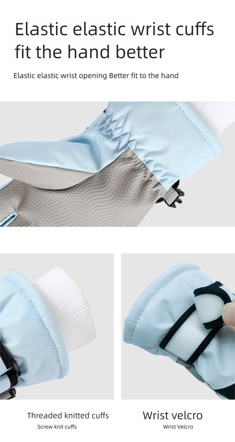 Erwachsene Ski Fleece-gefütterte warme neue Winter Radfahren Reiten Outdoor Männer und Frauen Touchscreen Handschuhe_voghion.com