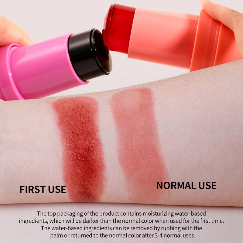 Clubday Jelly Set Makeup Q Play 4 Color Moisturizing Matte Carmine powder blusher_voghion.com