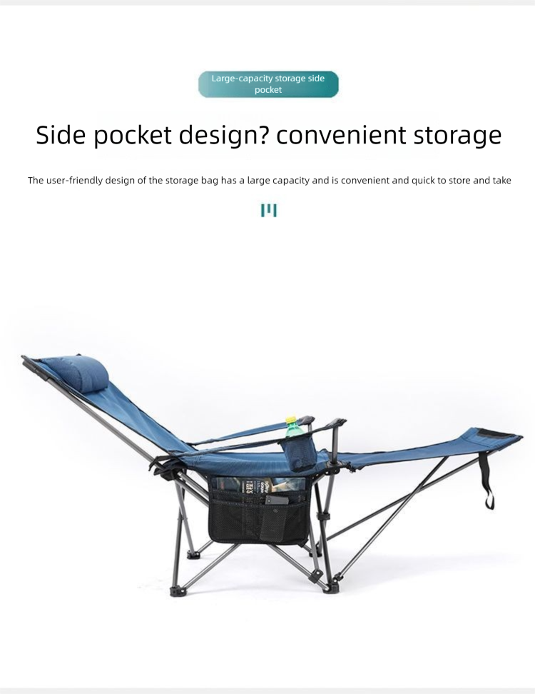 Sgabello piccolo portatile da campeggio per esterni, da spiaggia, con schienale, da pesca, da letto pieghevole, da ufficio, per pisolini, reclinabile_voghion.com