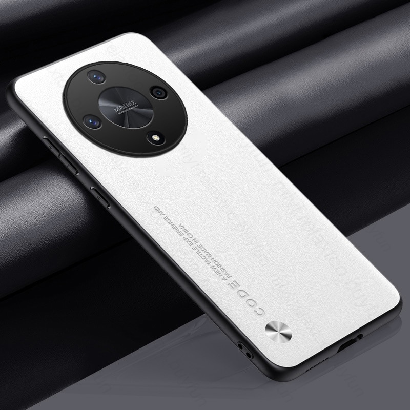 Θήκη Honer Magic6lite Απλό δερμάτινο κάλυμμα τηλεφώνου για Honor Magic6 Lite 6Lite Light 5G 2024 TPU Soft Frame Protect Funda_voghion.com