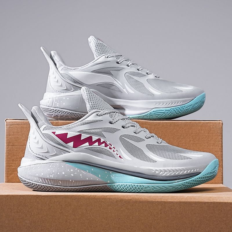 2025New Color Matching Comfort And Casual New High Quality Non-Slip Wear-Resistant Breathable Big Children Basketball Shoes_voghion.com