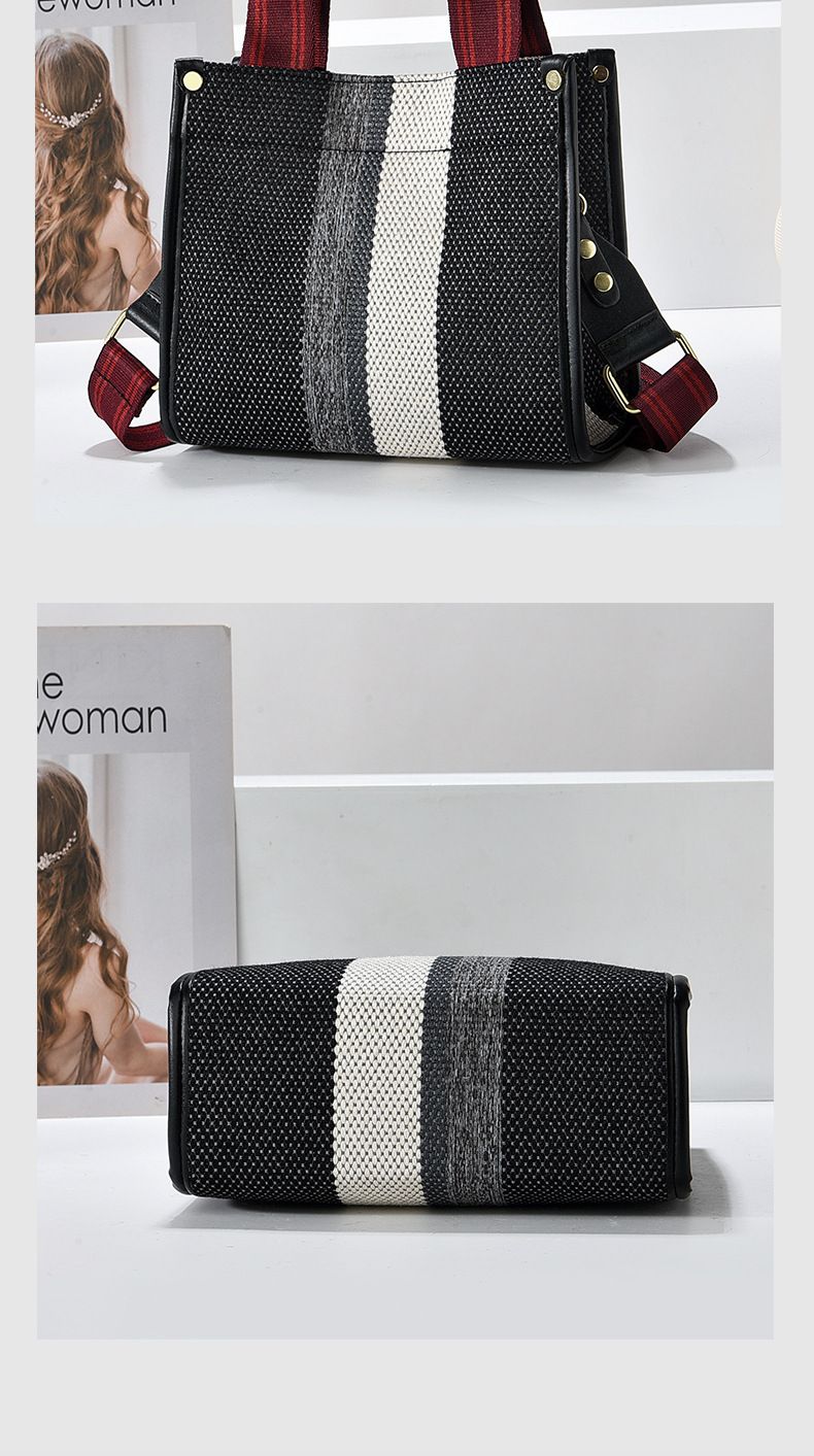 Borse di grande capacità, moda, tela, semplici, versatili, monospalla, da donna, a mano_voghion.com