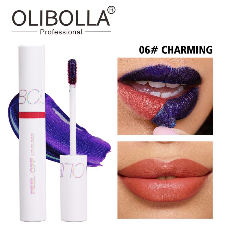 Tear-off Matte Finish Long-lasting Moisturizing Lip Gloss Non-transfer_voghion.com