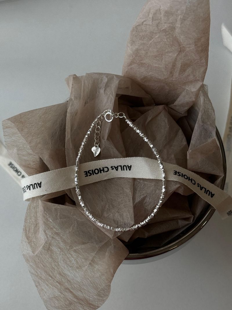 Bracciale S Pure Broken Sier per donna in Corea, semplice e versatile, stile Instagram, design di nicchia, sensazione di alta qualità,_voghion.com