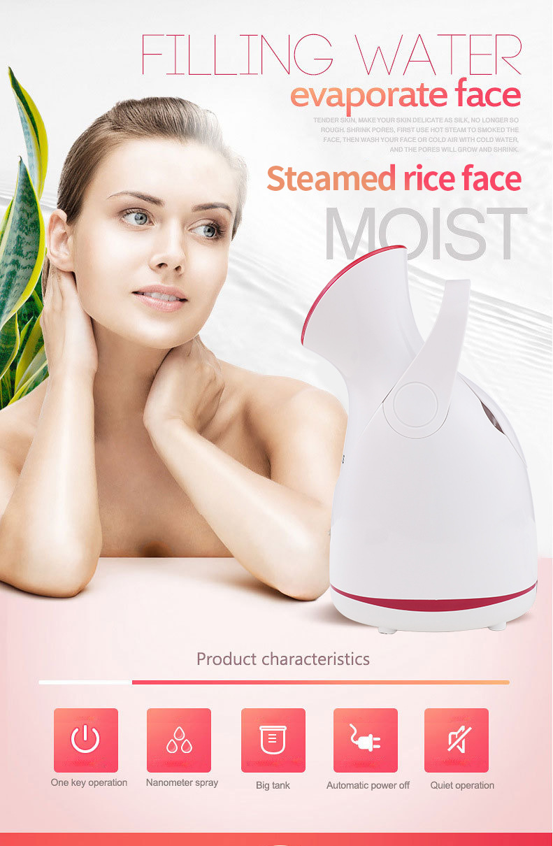 gezicht stomen instrument hydraterende instrument schoonheid instrument huishoudelijke hete stoom nano spray heat spray fruit en groente machine_voghion.com