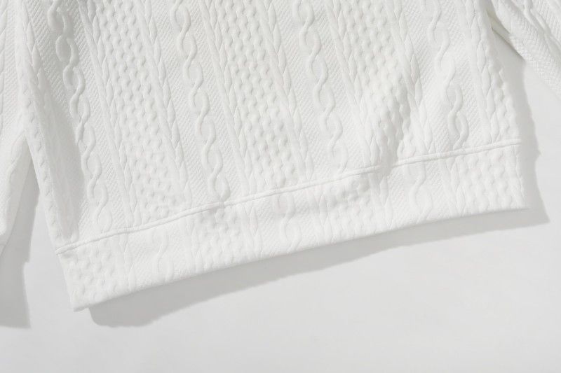 Neien Hierscht-Top mat laangen Äermel, Ronnhals, Hoodie Jacquard fir Männer_voghion.com