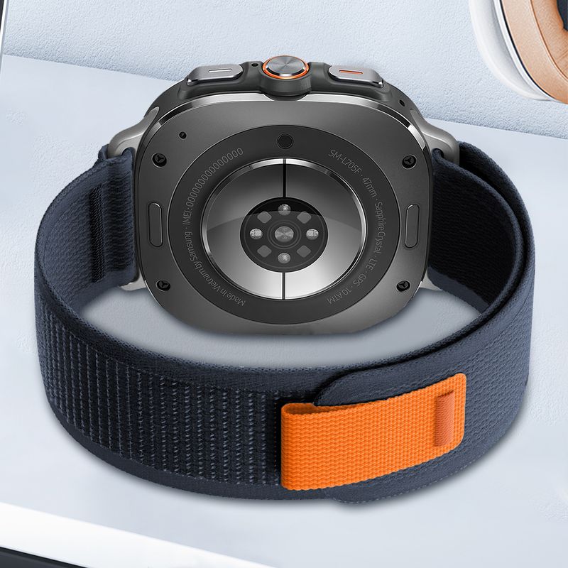 Til Samsung Galaxy Watch Ultra Strap 47mm Tilbehør Sport Nylon armbånd Trail loop Armbånd correa Galaxy watch 7 ultra Band_voghion.com