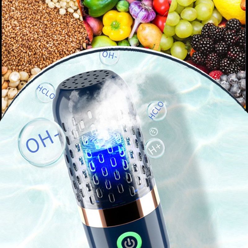 Pulitore per frutta e verdura, forma di capsula di frutta, USB, portatile e automatico; macchina per la frutta; lavatrice, pulitore per verdure, ricaricabile_voghion.com