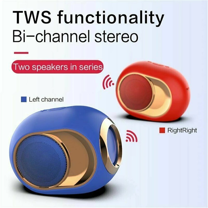 Bærbar Bluetooth 5.0 Wireless Loudspea Super Bass Musik Stereo Spea til telefon PC Vandtæt udendørs_voghion.com