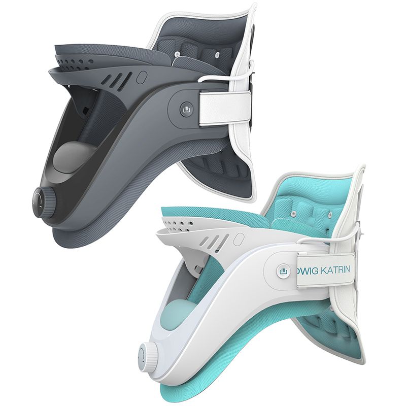 Veojõuseade turvapadjaga kaelatoega kingituseks meestele/naistele/isale/emale/temale/temale emakakaela lülisamba joondamiseks_voghion.com