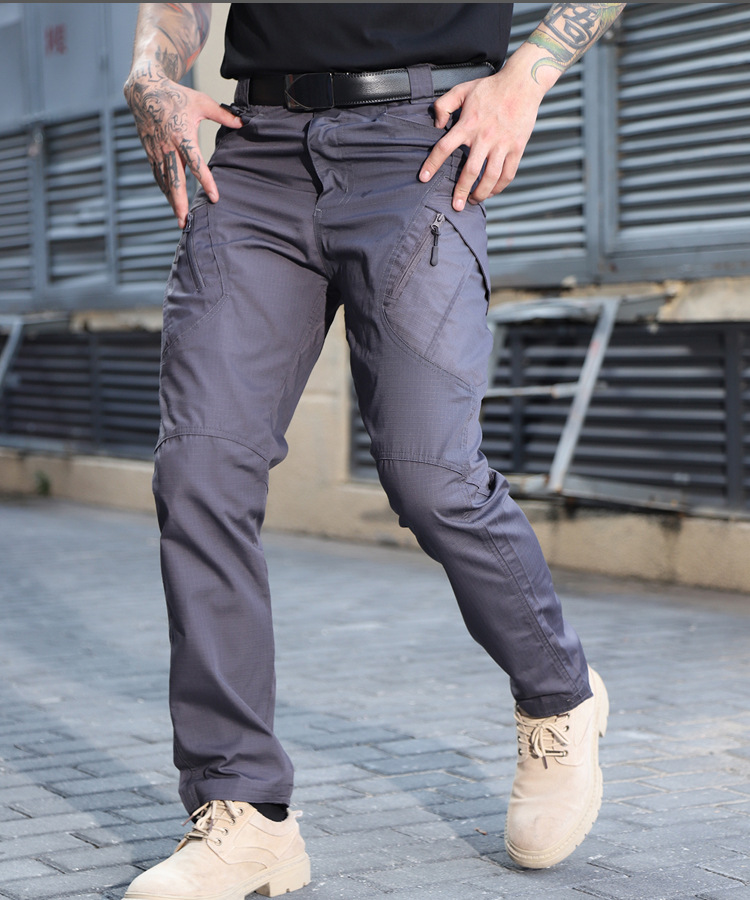 Straight IX9 Instructor Tactical Loose Workwear Multi Pocket Outdoor Military Fans Pants_voghion.com
