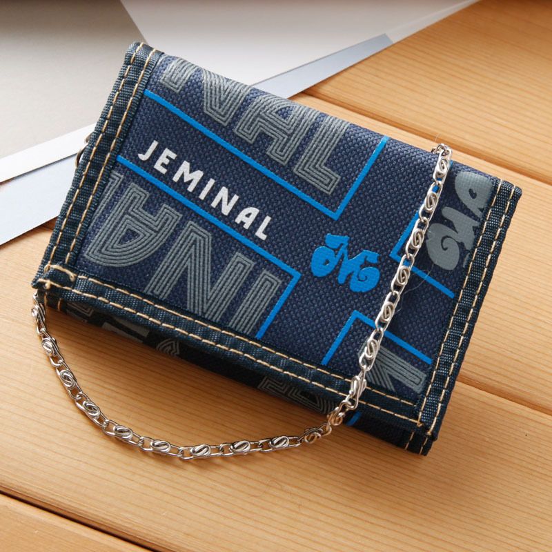 Men Short Thin High School Student Casual Horizontal Trendy Personality Soft Leather 70% Off Wallet Youth_voghion.com
