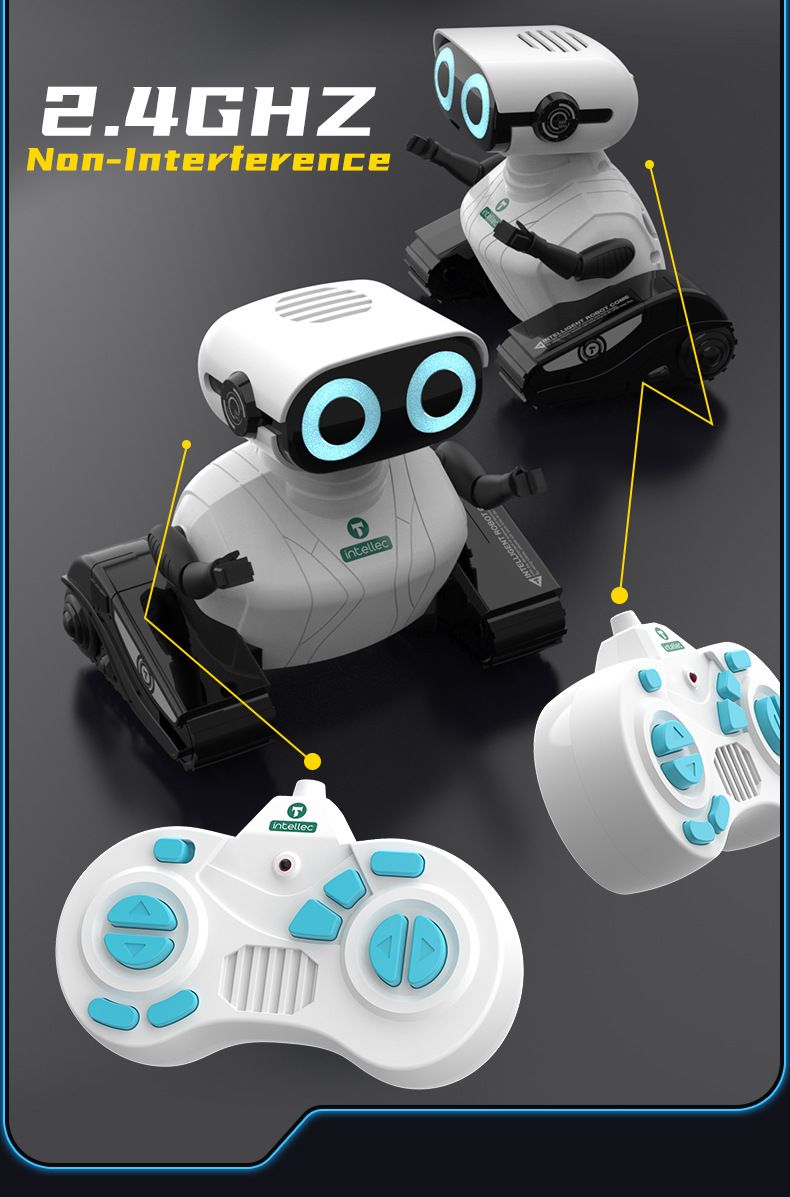 Cross Border Remote Control Robot Toy Light Concert Dance Electric Car Children's Intelligent Robot Toy Gift_voghion.com