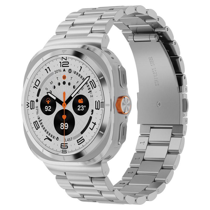 Rostfritt stål för Samsung Galaxy Watch Ultra armband 47mm Tillbehör Metallarmband bälte Correa Galaxy Watch 7 Ultra band 47 mm_voghion.com