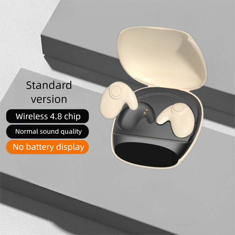 2025 New Wireless Bluetooth Headset Invisible Mini Sleep Noise Reduction Plaid Ultra-Thin Ultra-Long Battery Life High_voghion.com