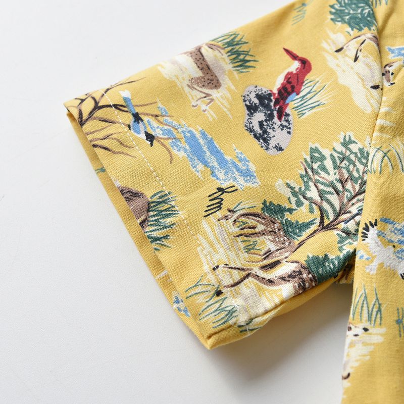 Abbigliamento per bambini estate nuovi ragazzi stampa animalier maglietta a maniche corte pantaloncini stile casual due pezzi vestito per bambini_voghion.com