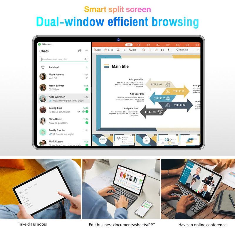 Pro23 New Popular 4G Call 10.1 Inch Android Smart Tablet 16G + 1T_voghion.com