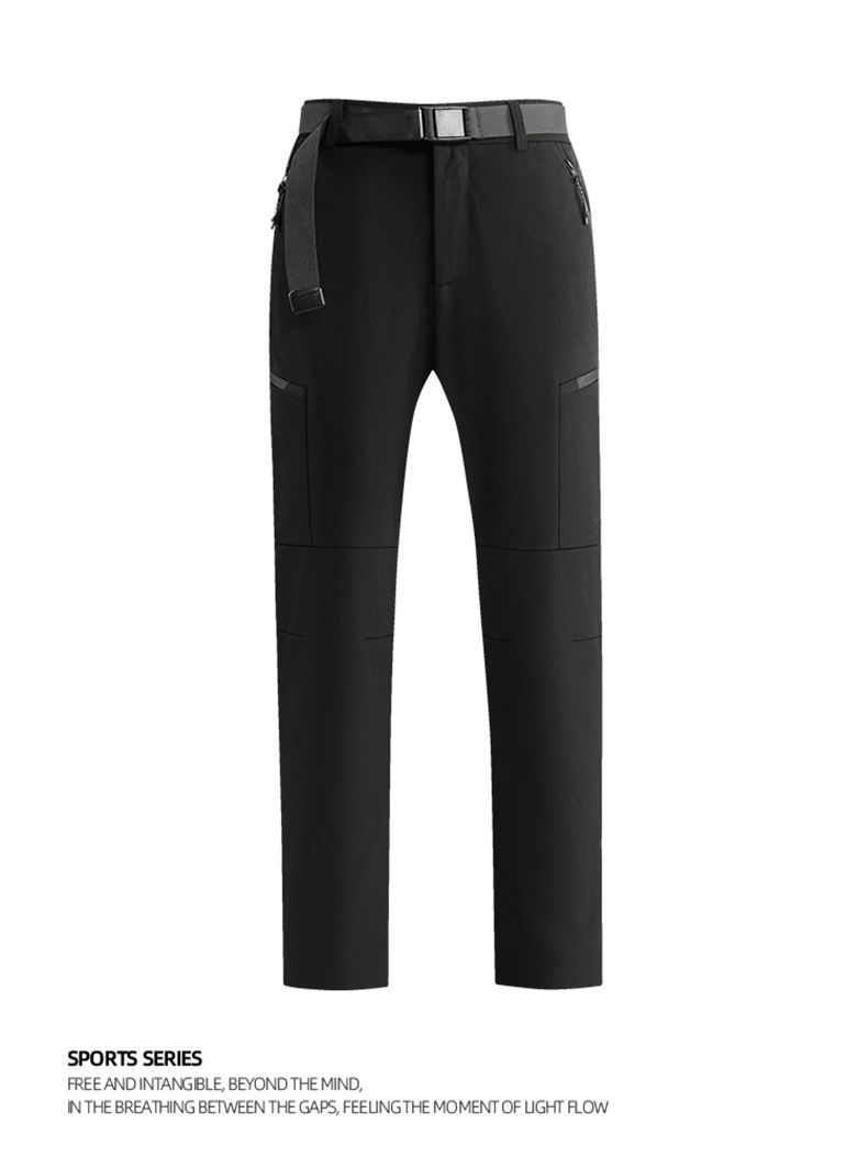 Erkekler ve Kadınlar İçin Hızlı Kuruyan Esnek Pantolon – Hafif Elastik Pantolon (Siyah/Lacivert/Haki, S-4XL)_voghion.com