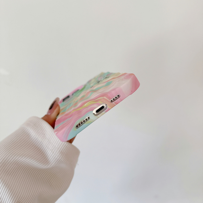 Mobiltelefon tok maszatolós sorozatú vízmatricák, iPhone 15-höz, Apple 14Promax Skin Feel 13-hoz, határokon átnyúló nagykereskedelem_voghion.com