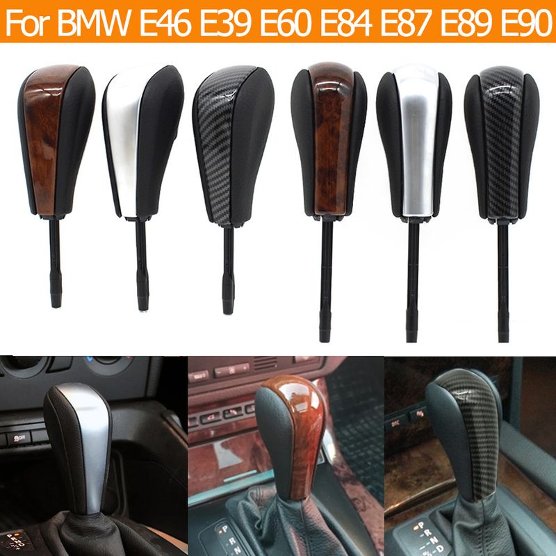 Car Gear Shift Knob Lever Shifter Stick For 1 3 5 7 X1 X3 X5 Z3 Z4 Series E46 E39 E36 E53 E6 E83 E84 E85 E86 E87 E89_voghion.com