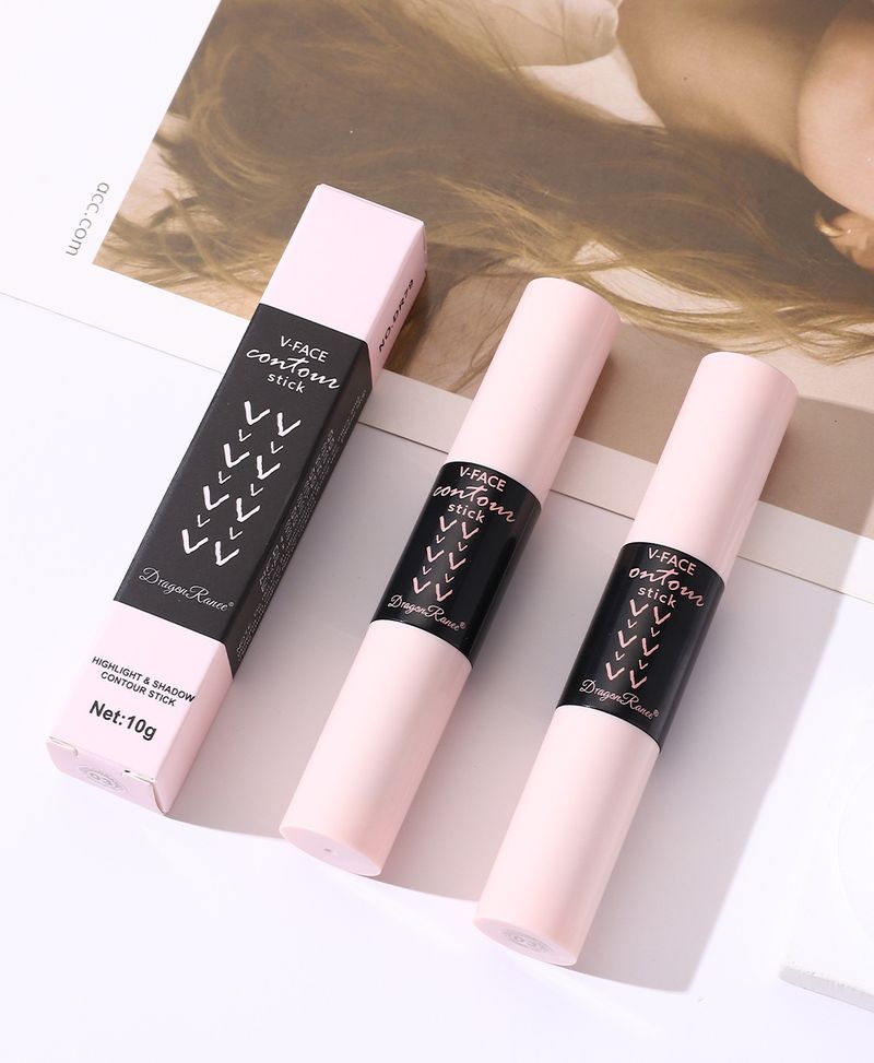 Dual-Ended Contour Stick - Matte Contour & Highlight Pen For Nose, Cheekbone & Face Shaping, Concealing & Brightening_voghion.com