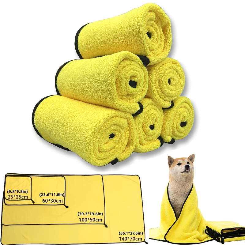 Soft & Quick-Drying Pet Towels: Keep Your Dog & Cat Clean & Dry In No Time!_voghion.com