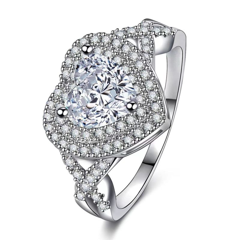Volledige diamanten luxe microset hartvormige verlovingsring_voghion.com
