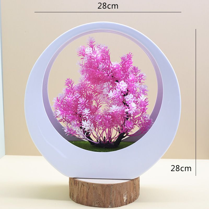 Wohnmöbel Simulation Grünpflanzen Kunststoff Kunstblumen kreative Bonsai Desktop Ornamente Blume Simulation Pflanzen_voghion.com