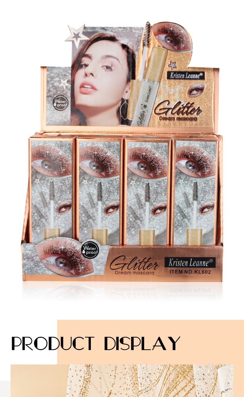 Kristen Leanne, mascara glitterato color diamante perlato più venduto_voghion.com