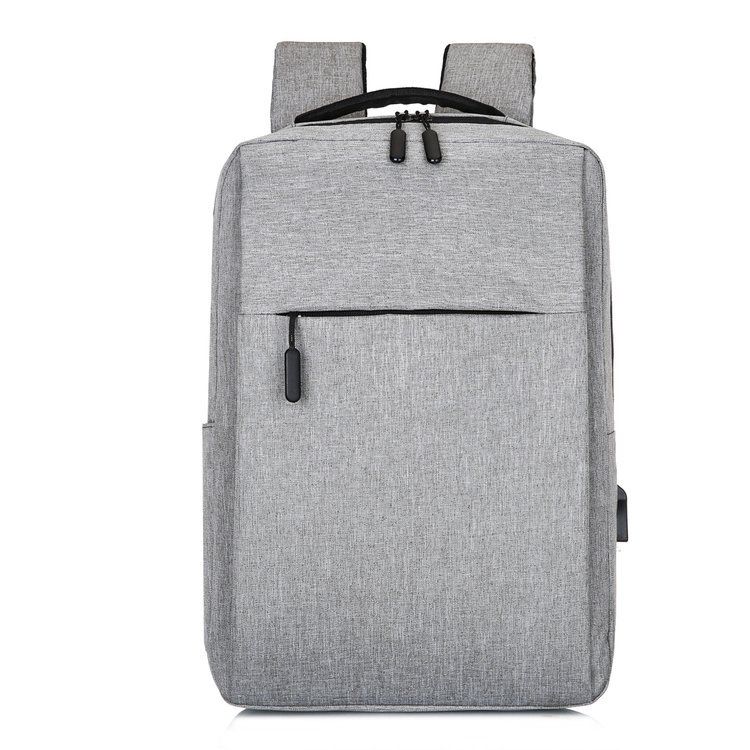Lightweight Laptop Business Backpack Men's Casual Double Shoulder Travel Advertising Bag Group Purchase Printing_voghion.com