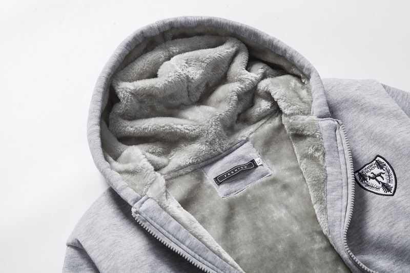 2023 jeugd casual vest capuchon mouw jas heren en dames lange broek effen kleur set sportkleding trend_voghion.com