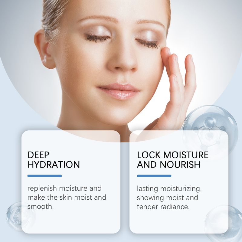 Maschera viso idratante all'acido ialuronico. Idratante, antirughe, rassodante, emolliente, delicata e nutriente._voghion.com