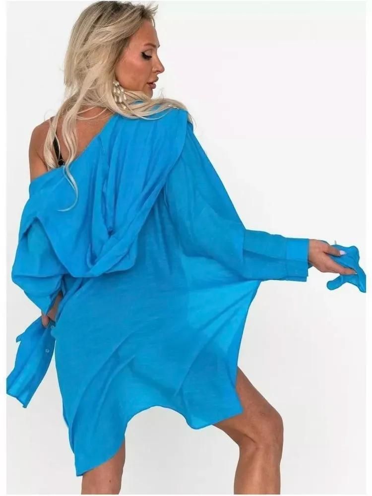 Strandüberzug für Damen – Leichter Sonnenschutz-Kimono-Überzug für Badeanzüge, Urlaub, Poolparty_voghion.com