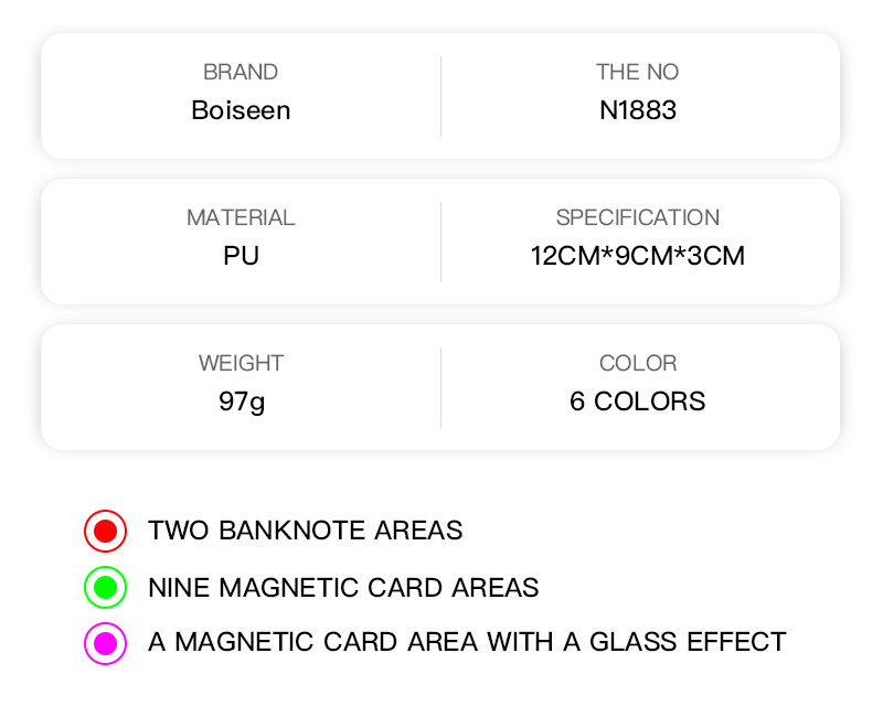 Boiseen New Women's Card Bag Embossed Multi Card Slot Accordion Coin Purse Small Buckle Wallet_voghion.com